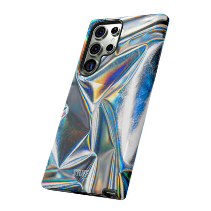 Metallic Case | Coque résistante double protection anti-choc - Effet Métallique