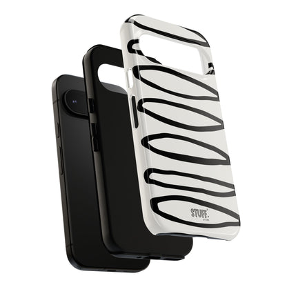 Loopy Case | Coque résistante double protection - Motif cercles abstraits