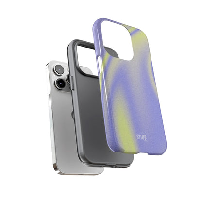 Vibrant Case | Coque résistante double protection anti-choc - Violet & Jaune