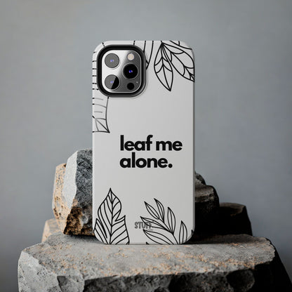 Leaf Me Case | Coque résistante double protection avec design minimaliste