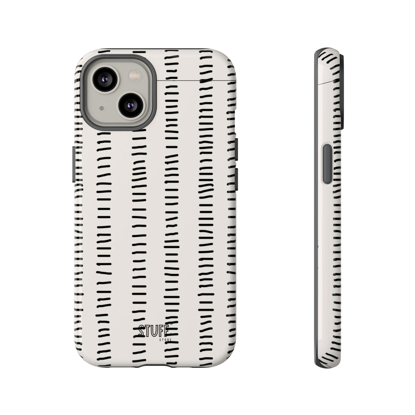 Striped Case | Coque résistante double protection antichoc - Design Minimaliste