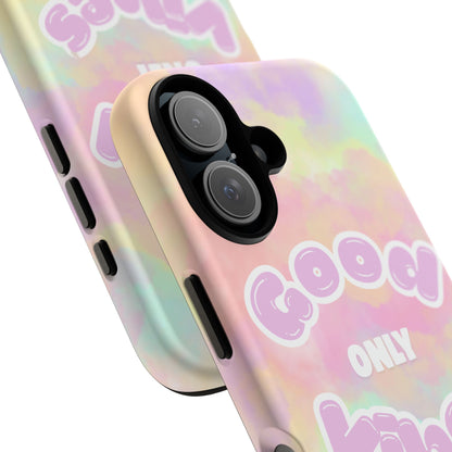 Good Vibes Only Case | Coque résistante double protection avec Design Aesthetic