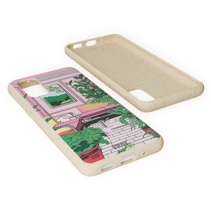 Plant Pop Case | Coque biodégradable en bambou et bioplastique avec design coloré | Parfait pour les amoureux des plantes - Avec emballage cadeau