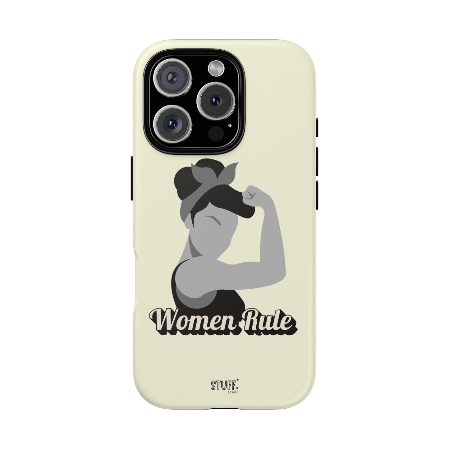 Women Rule Case | Coque résistante double protection avec Design Féministe inspirant