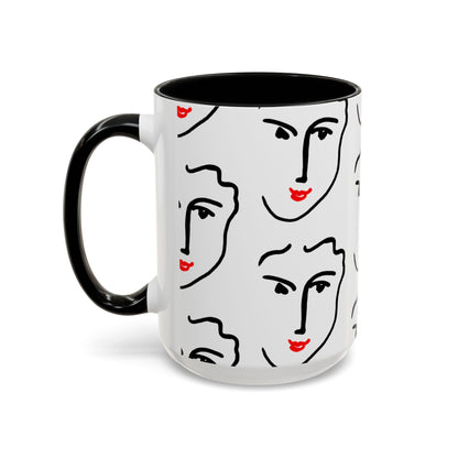 Nadia Cup | Mug bicolore inspiration Matisse – 330ml