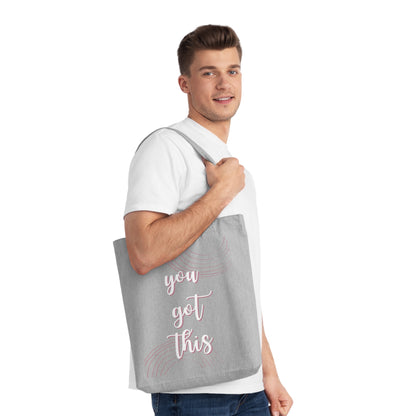 Tote Bag "You Got This" |  Sac cabas écoresponsable - Matériaux 100 % naturels et recyclés