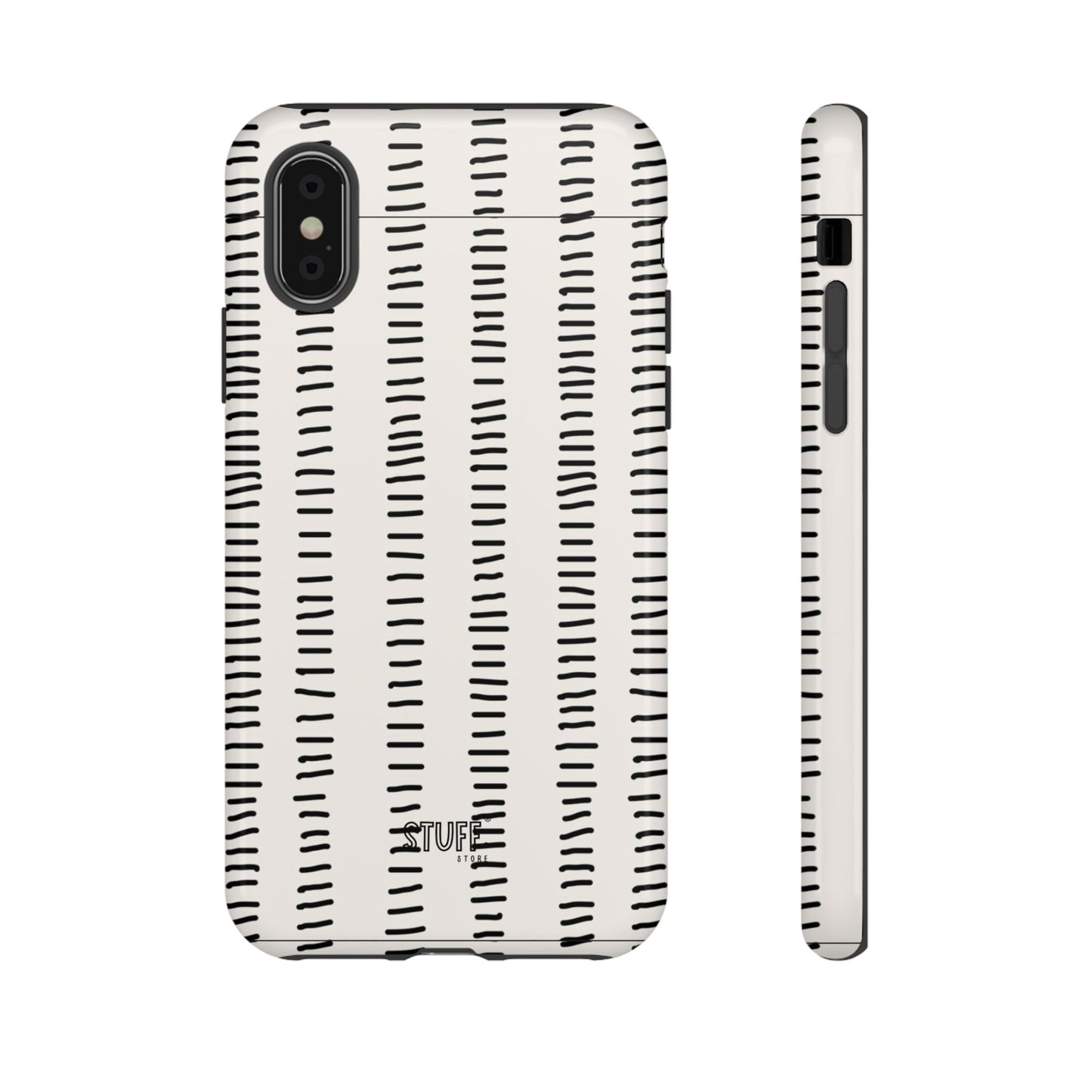 Striped Case | Coque résistante double protection antichoc - Design Minimaliste