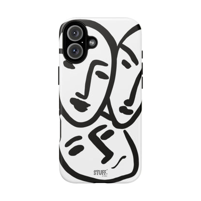 Les Trois Visages | Coque résistante double protection — inspiration Matisse