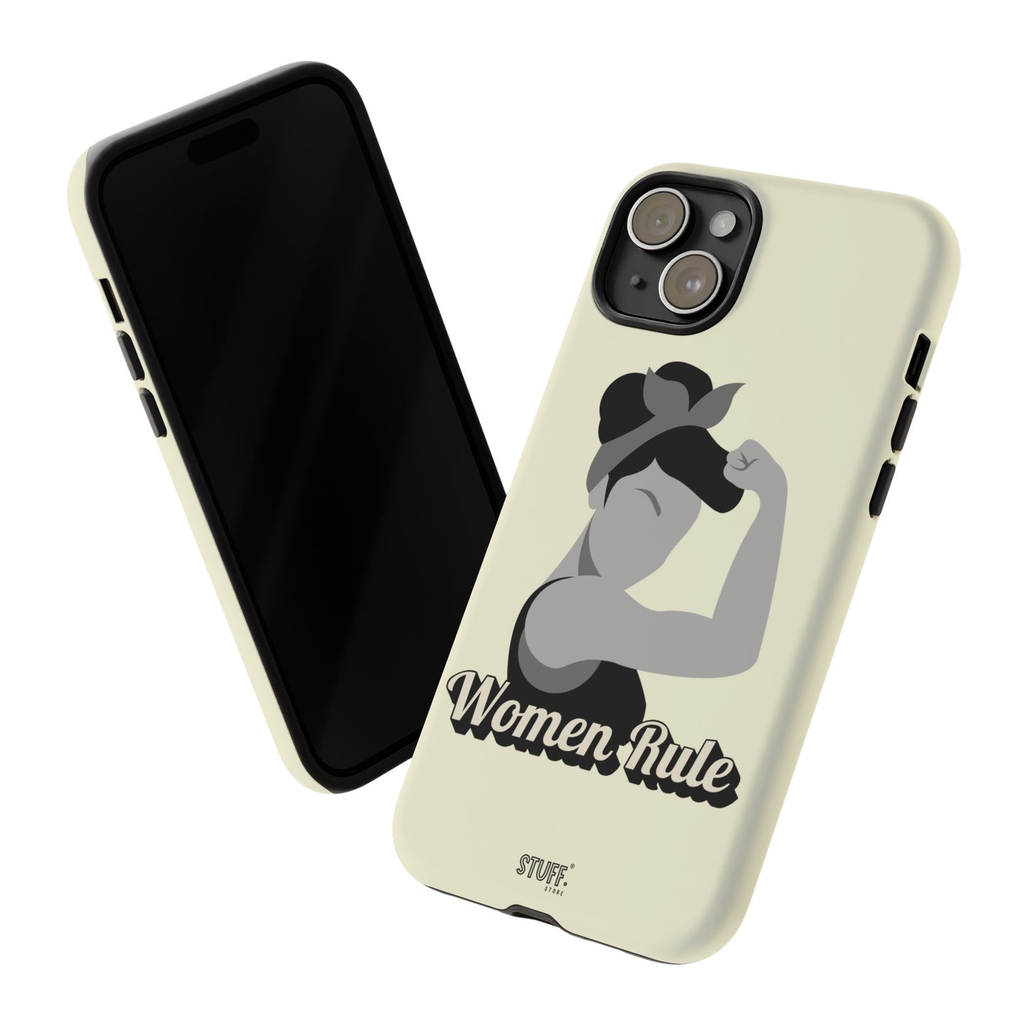 Women Rule Case | Coque résistante double protection avec Design Féministe inspirant
