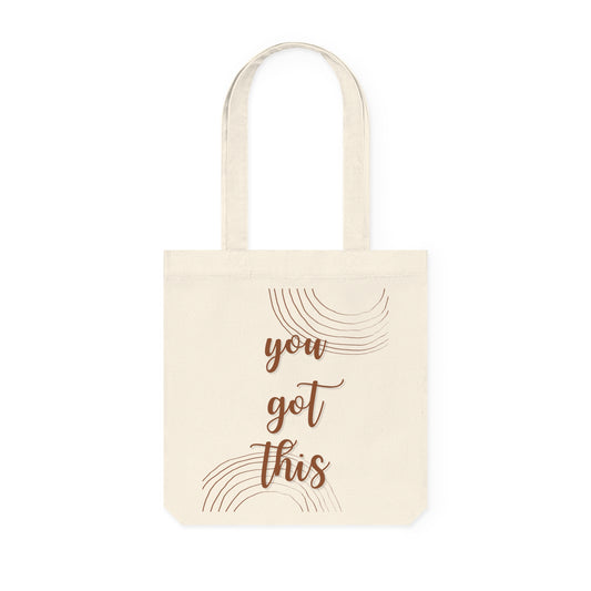Tote Bag "You Got This" |  Sac cabas écoresponsable - Matériaux 100 % naturels et recyclés