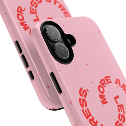 More Amor Case | Coque résistante double protection avec phrase Bienveillante