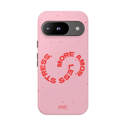 More Amor Case | Coque résistante double protection avec phrase Bienveillante
