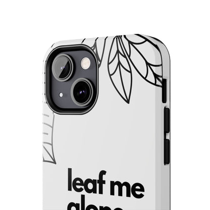 Leaf Me Case | Coque résistante double protection avec design minimaliste