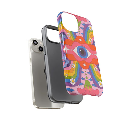 Psych Case | Coque résistante double protection avec Design Psychédélique coloré