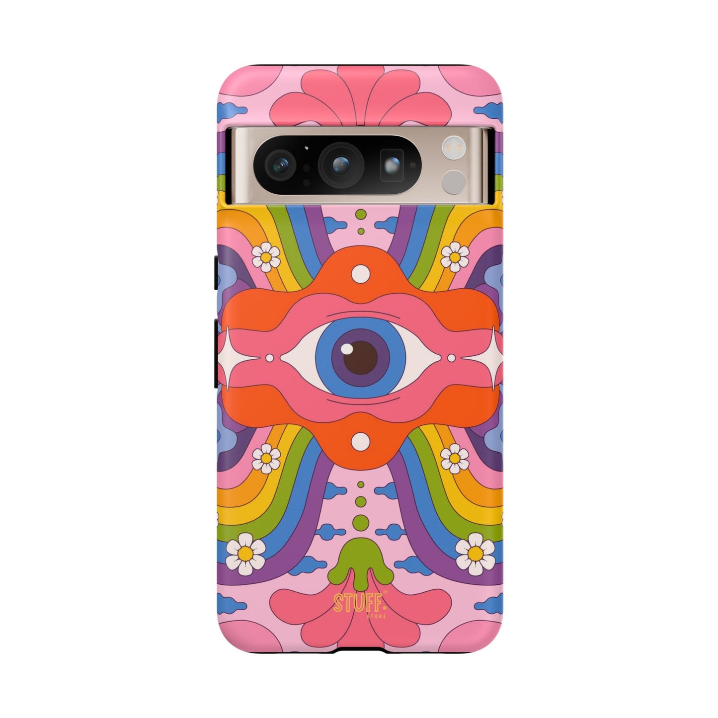 Psych Case | Coque résistante double protection avec Design Psychédélique coloré