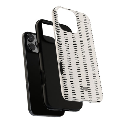 Striped Case | Coque résistante double protection antichoc - Design Minimaliste