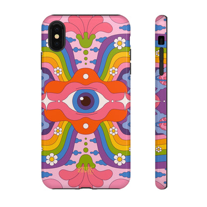 Psych Case | Coque résistante double protection avec Design Psychédélique coloré
