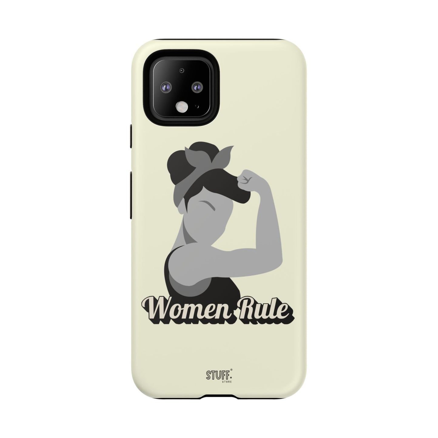 Women Rule Case | Coque résistante double protection avec Design Féministe inspirant
