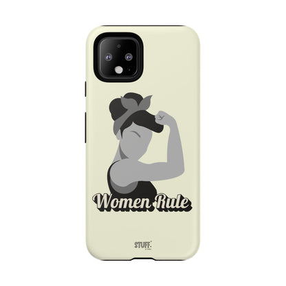 Women Rule Case | Coque résistante double protection avec Design Féministe inspirant
