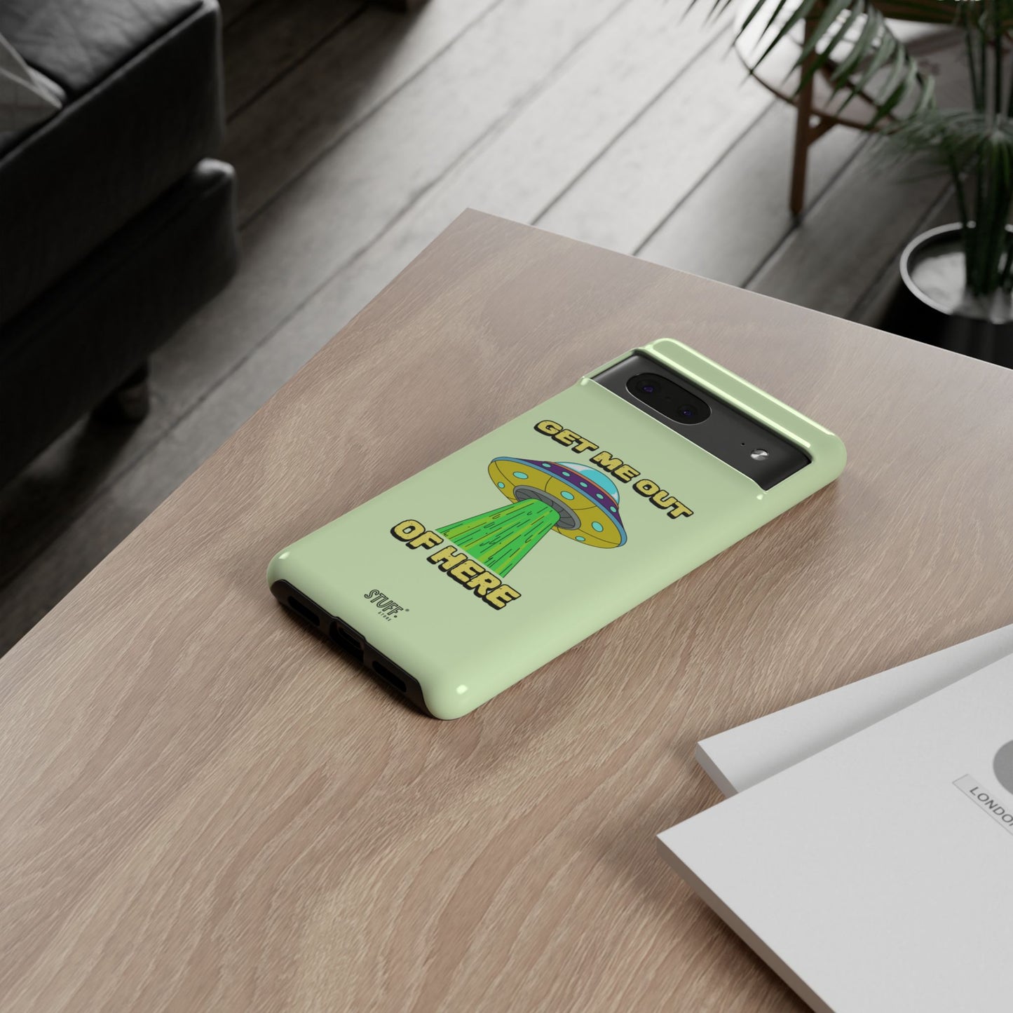 Get Me Out of Here | Coque résistante anti-choc — Vert Menthe