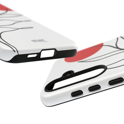 Red Sun Case | Coque résistante double protection avec Design Minimaliste