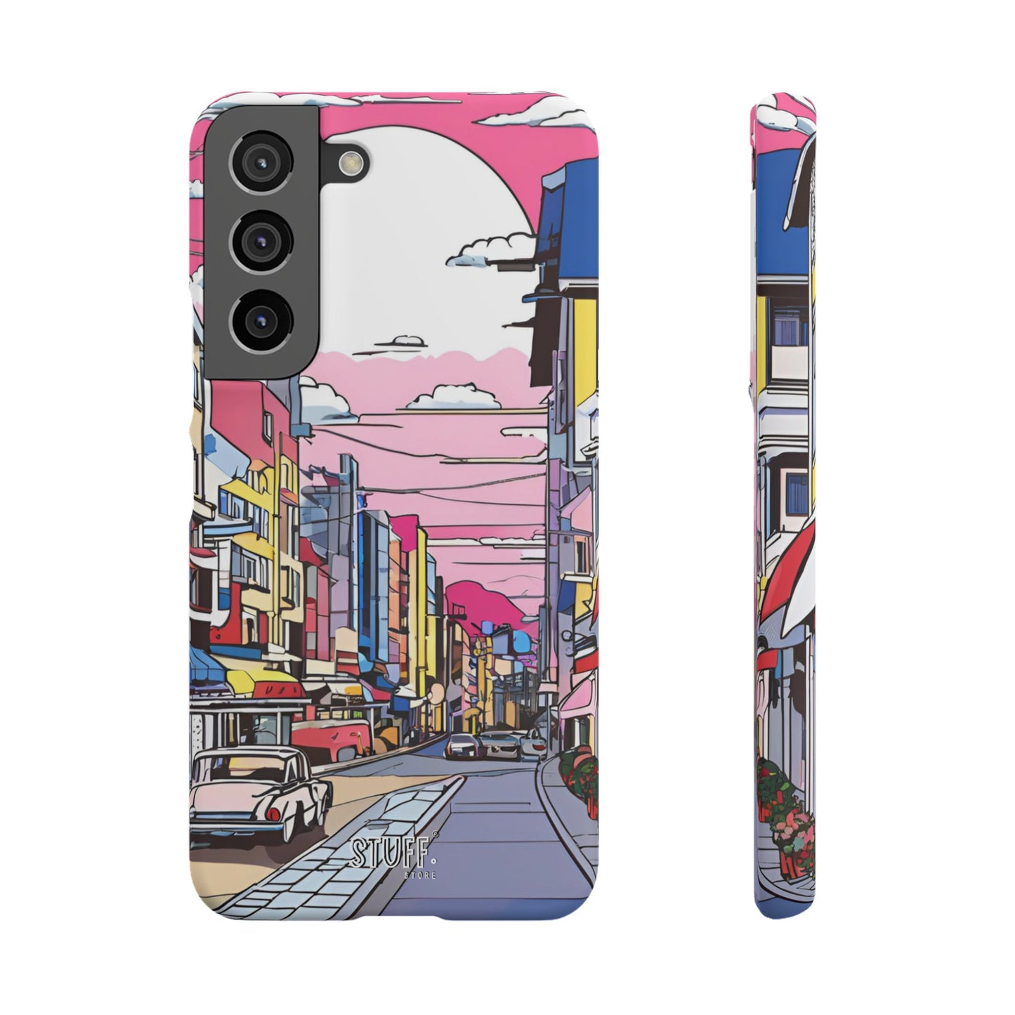 Pop Art Sunset | Coque snap légère et résistante inspiration Lichtenstein