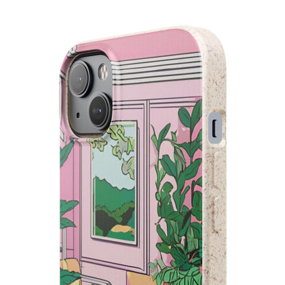 Plant Pop Case | Coque biodégradable en bambou et bioplastique avec design coloré | Parfait pour les amoureux des plantes - Avec emballage cadeau