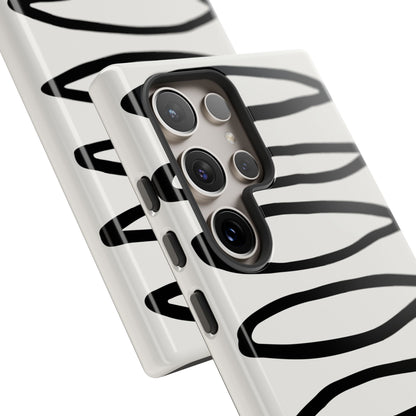 Loopy Case | Coque résistante double protection - Motif cercles abstraits