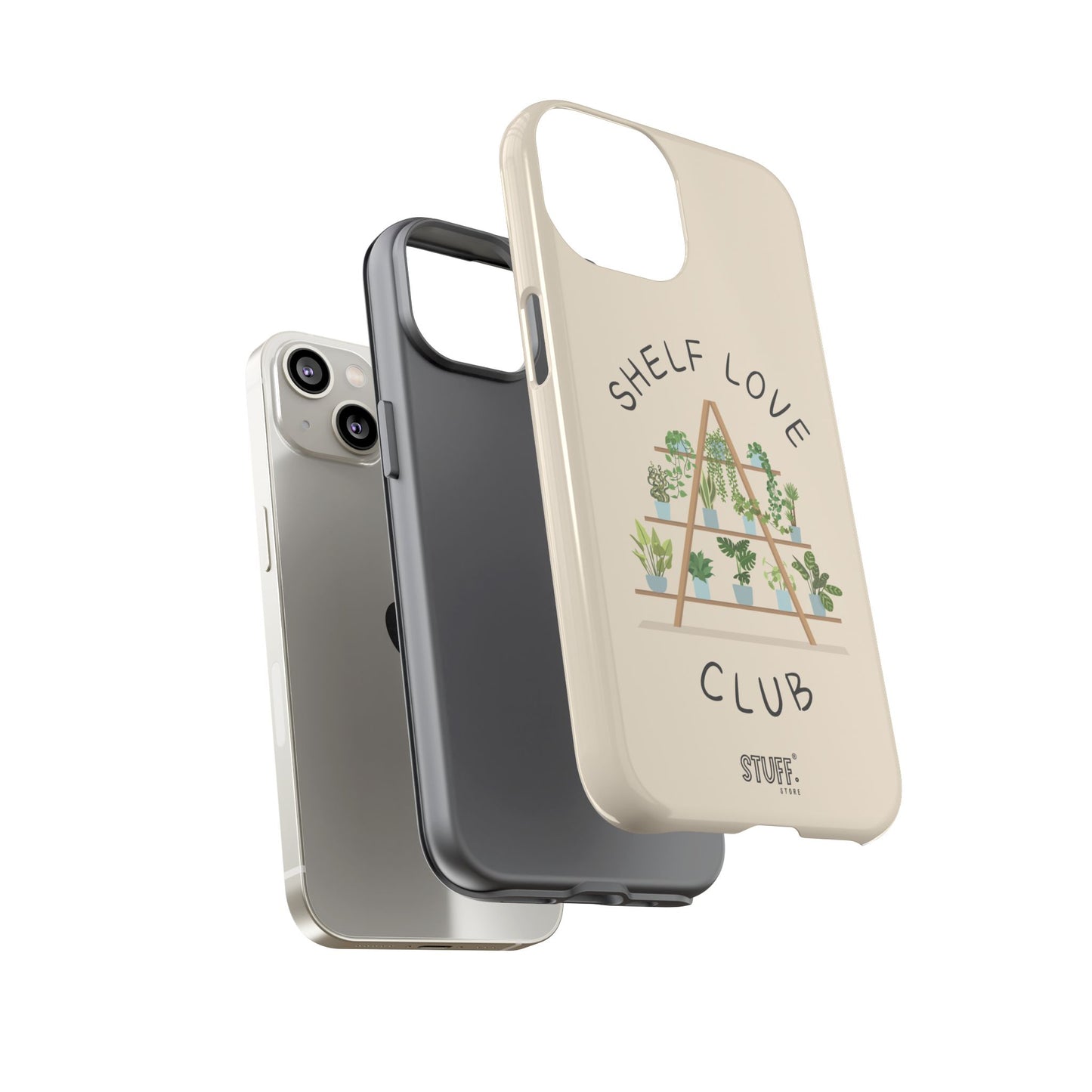 Shelf Love Club – Coque résistante à double protection | Parfaite pour les amoureux des plantes