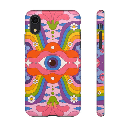 Psych Case | Coque résistante double protection avec Design Psychédélique coloré