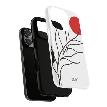Red Sun Case | Coque résistante double protection avec Design Minimaliste