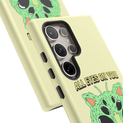 All Eyes on You Case | Coque résistante double protection avec Design Alien drôle