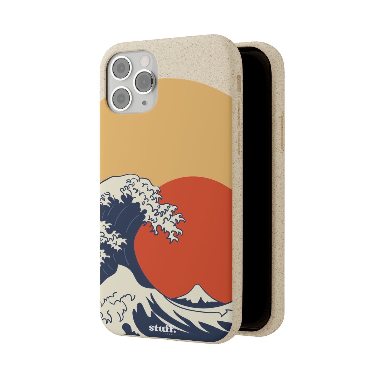 La Grande Vague | biodegradable shell in bamboo and bioplastic - inspired by Japanese art