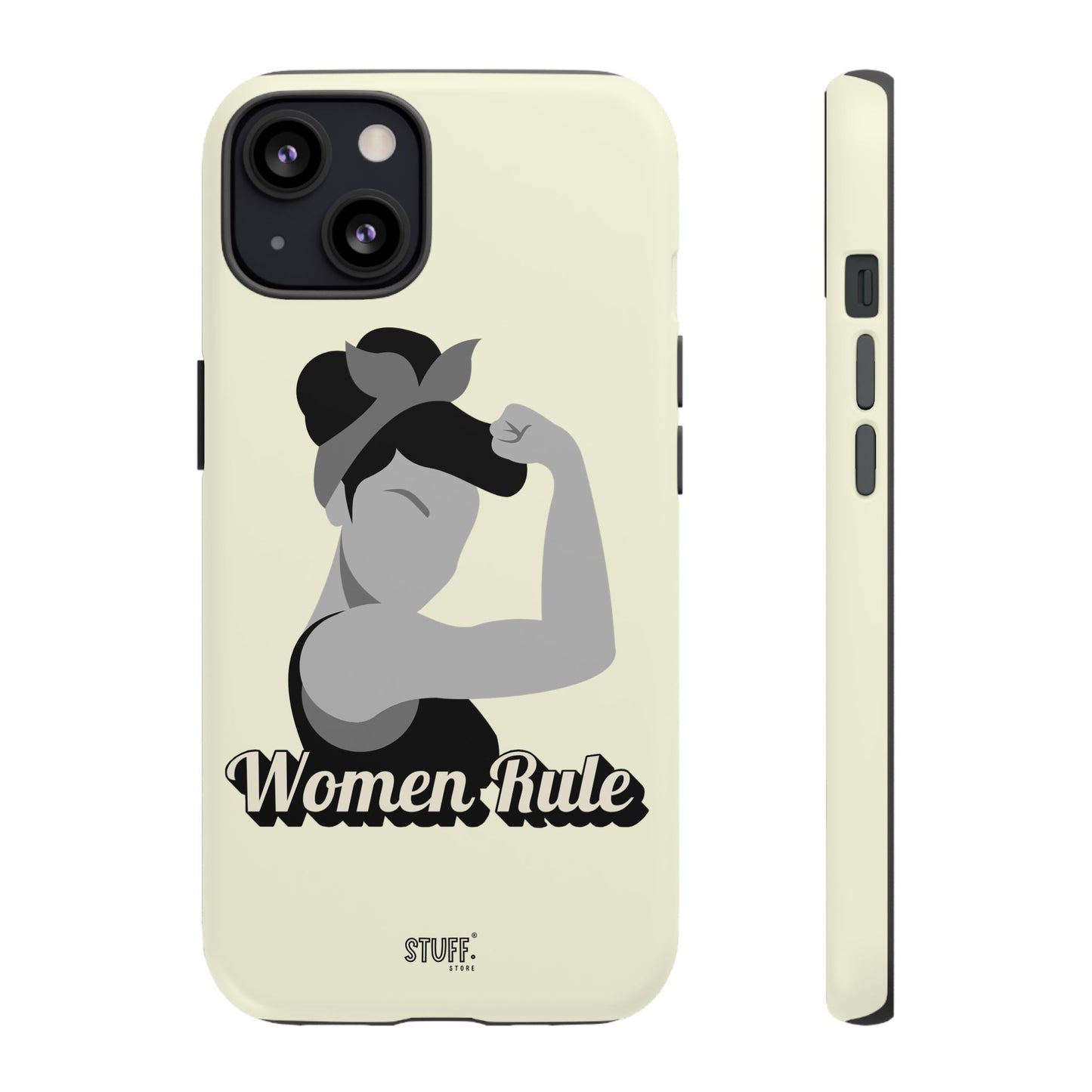 Women Rule Case | Coque résistante double protection avec Design Féministe inspirant