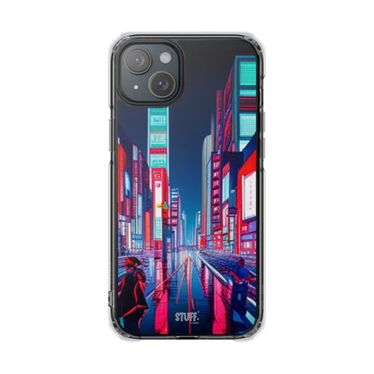 Cyber City Case | Coque transparente magnétique antichoc compatible MagSafe®