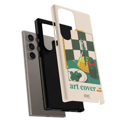 Olio d'Amore Case | Coque résistante double protection avec Design artistique Rétro