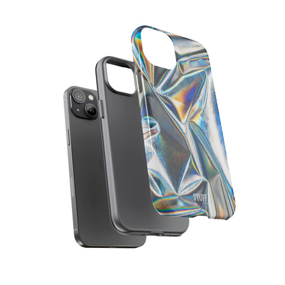 Metallic Case | Coque résistante double protection anti-choc - Effet Métallique
