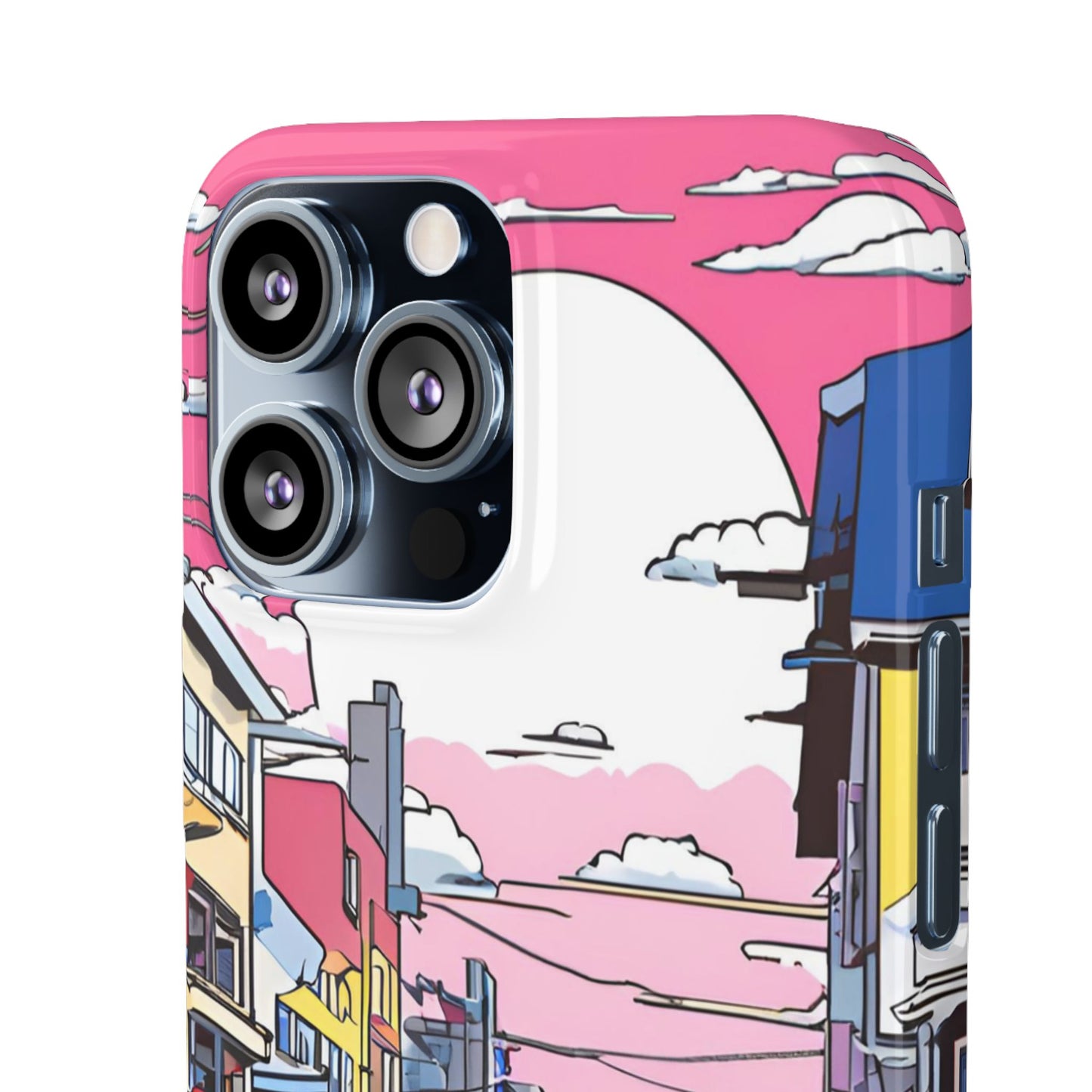 Pop Art Sunset | Coque snap légère et résistante inspiration Lichtenstein