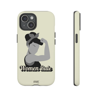 Women Rule Case | Coque résistante double protection avec Design Féministe inspirant