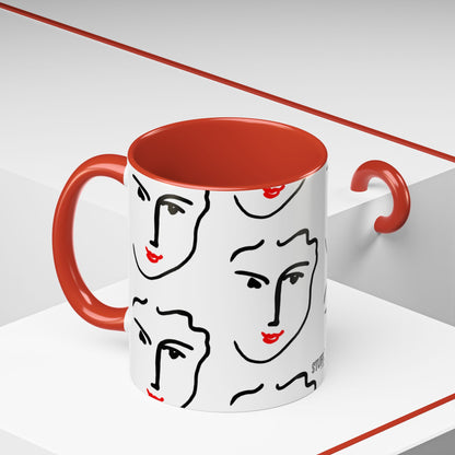 Nadia Cup | Mug bicolore inspiration Matisse – 330ml