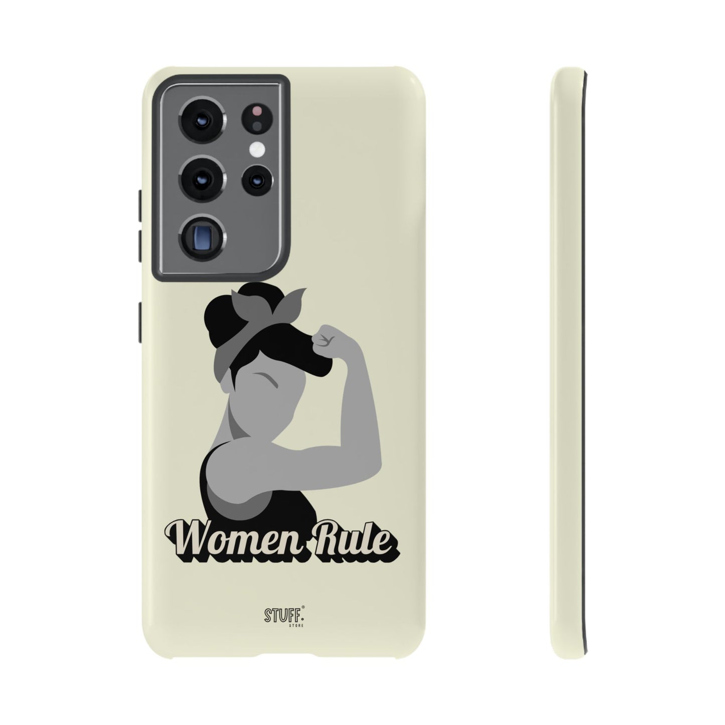 Women Rule Case | Coque résistante double protection avec Design Féministe inspirant