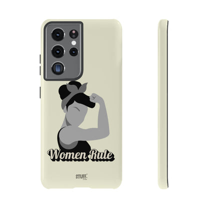 Women Rule Case | Coque résistante double protection avec Design Féministe inspirant