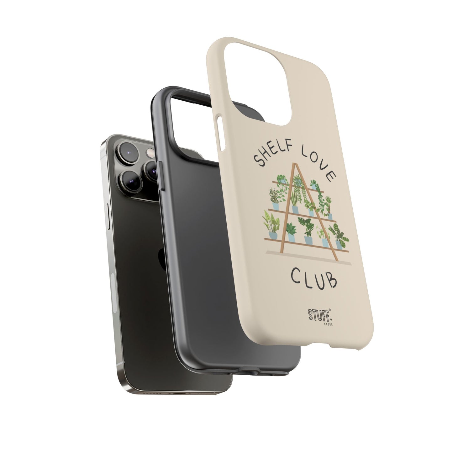 Shelf Love Club – Coque résistante à double protection | Parfaite pour les amoureux des plantes
