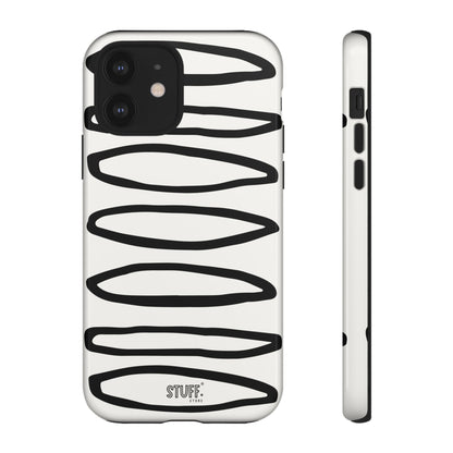 Loopy Case | Coque résistante double protection - Motif cercles abstraits