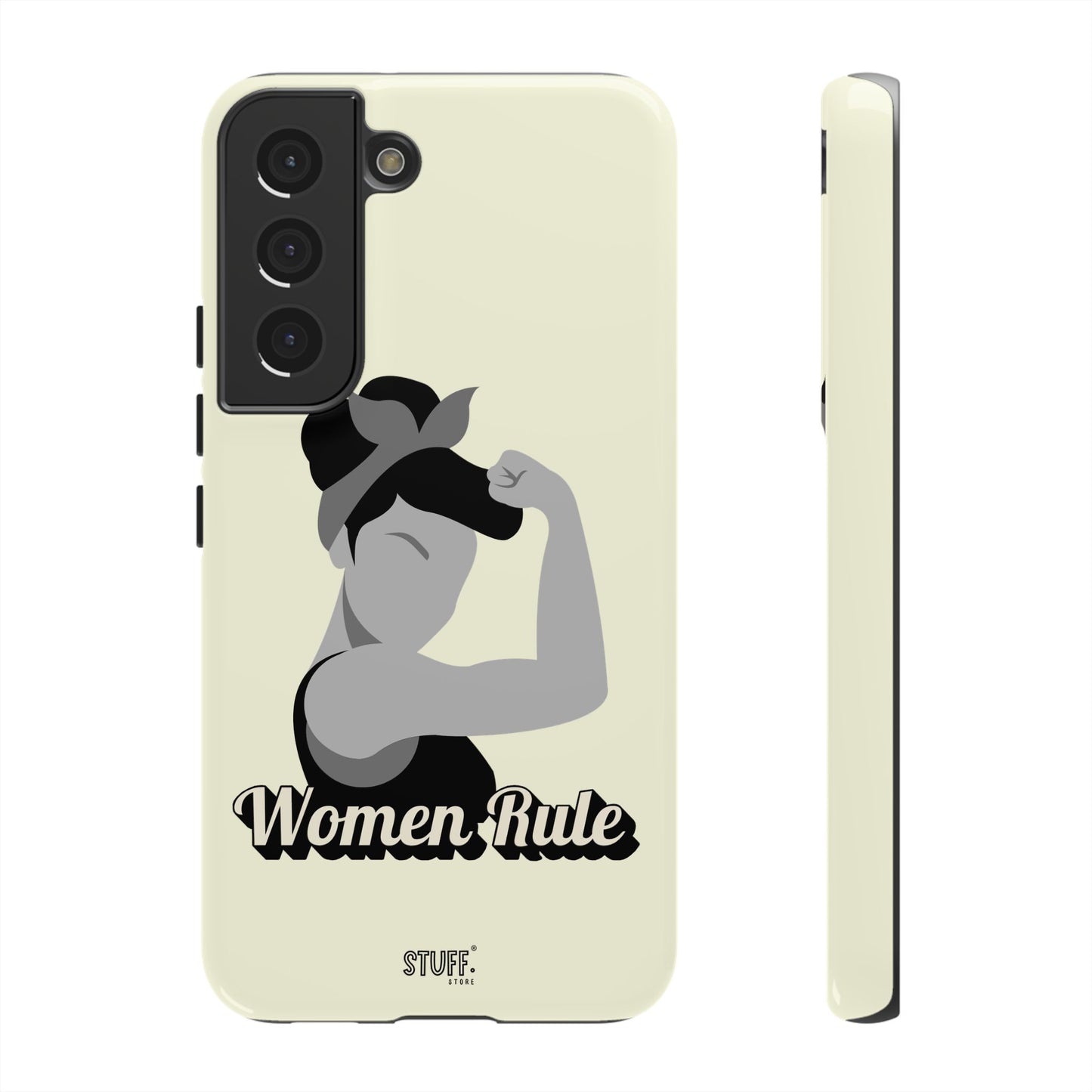 Women Rule Case | Coque résistante double protection avec Design Féministe inspirant