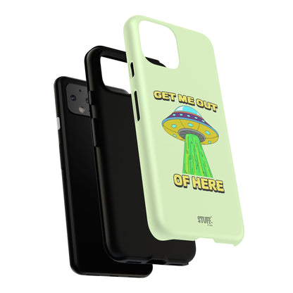 Get Me Out of Here | Coque résistante anti-choc — Vert Menthe
