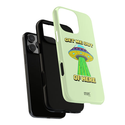 Get Me Out of Here | Coque résistante anti-choc — Vert Menthe