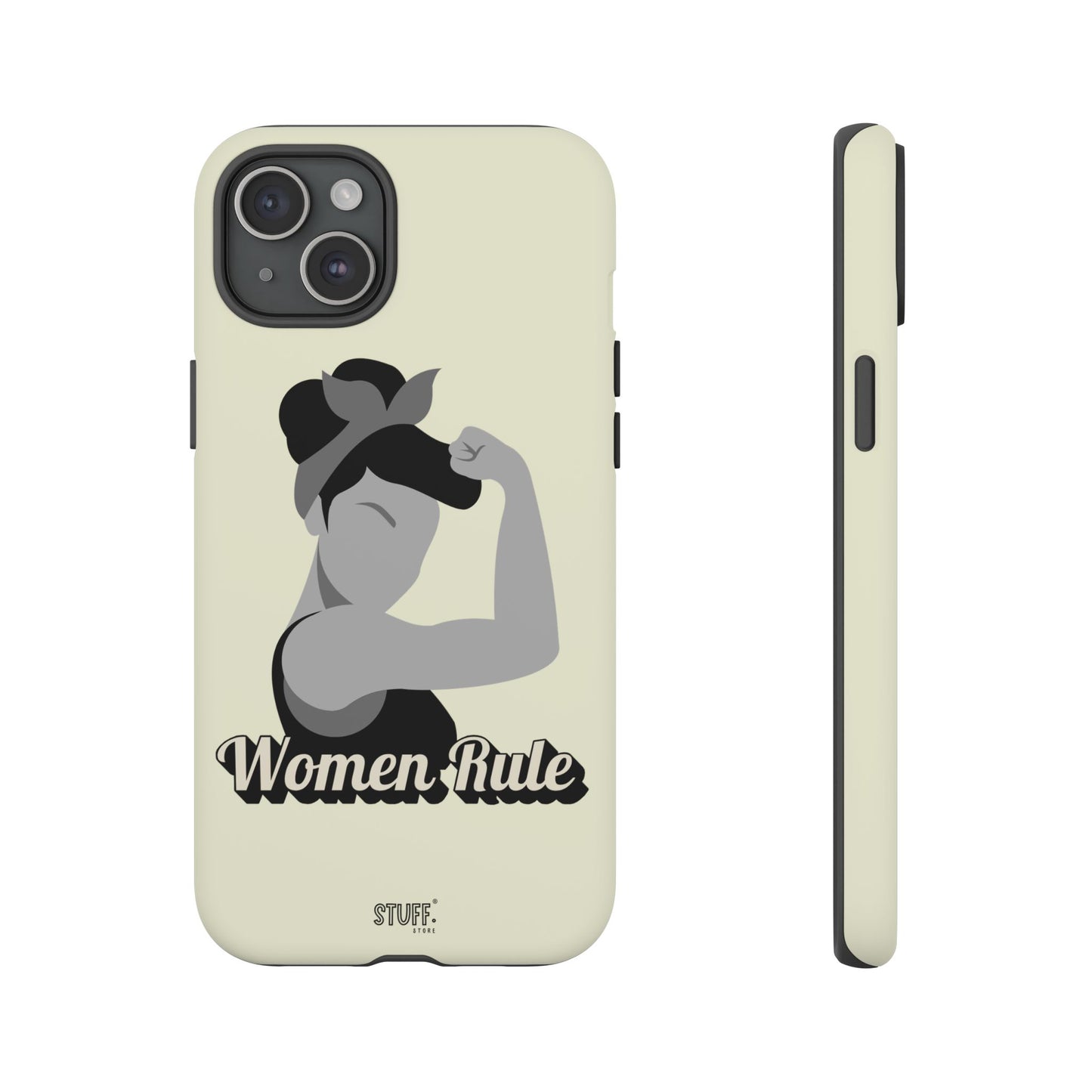 Women Rule Case | Coque résistante double protection avec Design Féministe inspirant