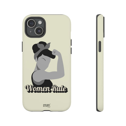 Women Rule Case | Coque résistante double protection avec Design Féministe inspirant