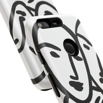 Les Trois Visages | Coque résistante double protection — inspiration Matisse